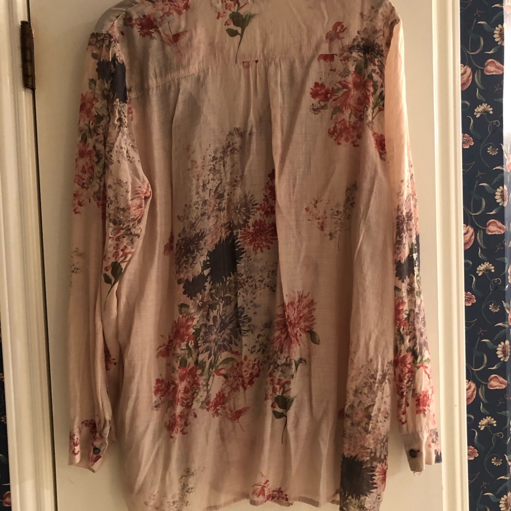 Silky vintage style top - Picture 2 of 5